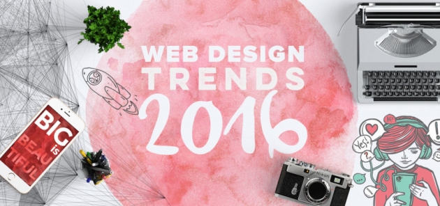 Webdesign trendek 2016 